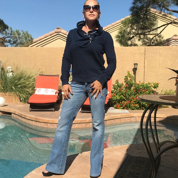 MAISON SCOTCH Navy Blue sweatshirt. - Picture 4 of 8